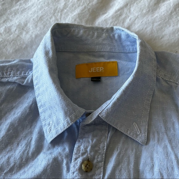 JEEP light blue button up shirt - Picture 3 of 6